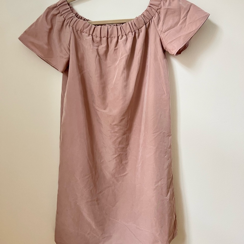 H&M blush pink dress
